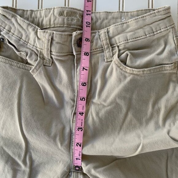 Arizona Jean Co. Hi Rise Skinny Khaki Jeggings Pants Jeans Size 5 - Picture 5 of 6